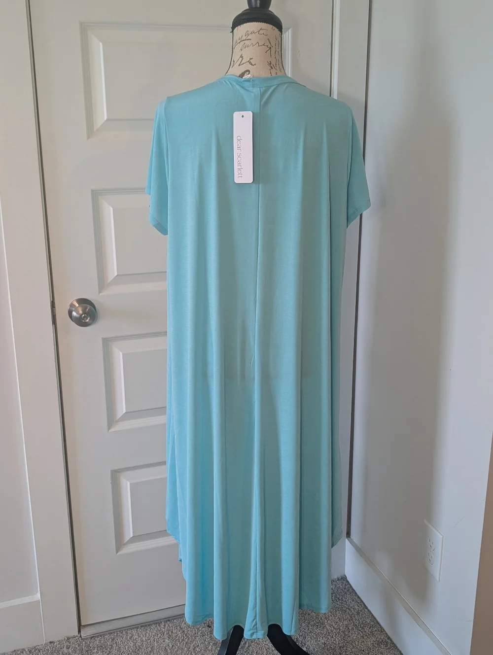 Dear Scarlett Light Blue V-Neck Maxi Dress - Women Size XL - Picture 2 of 8